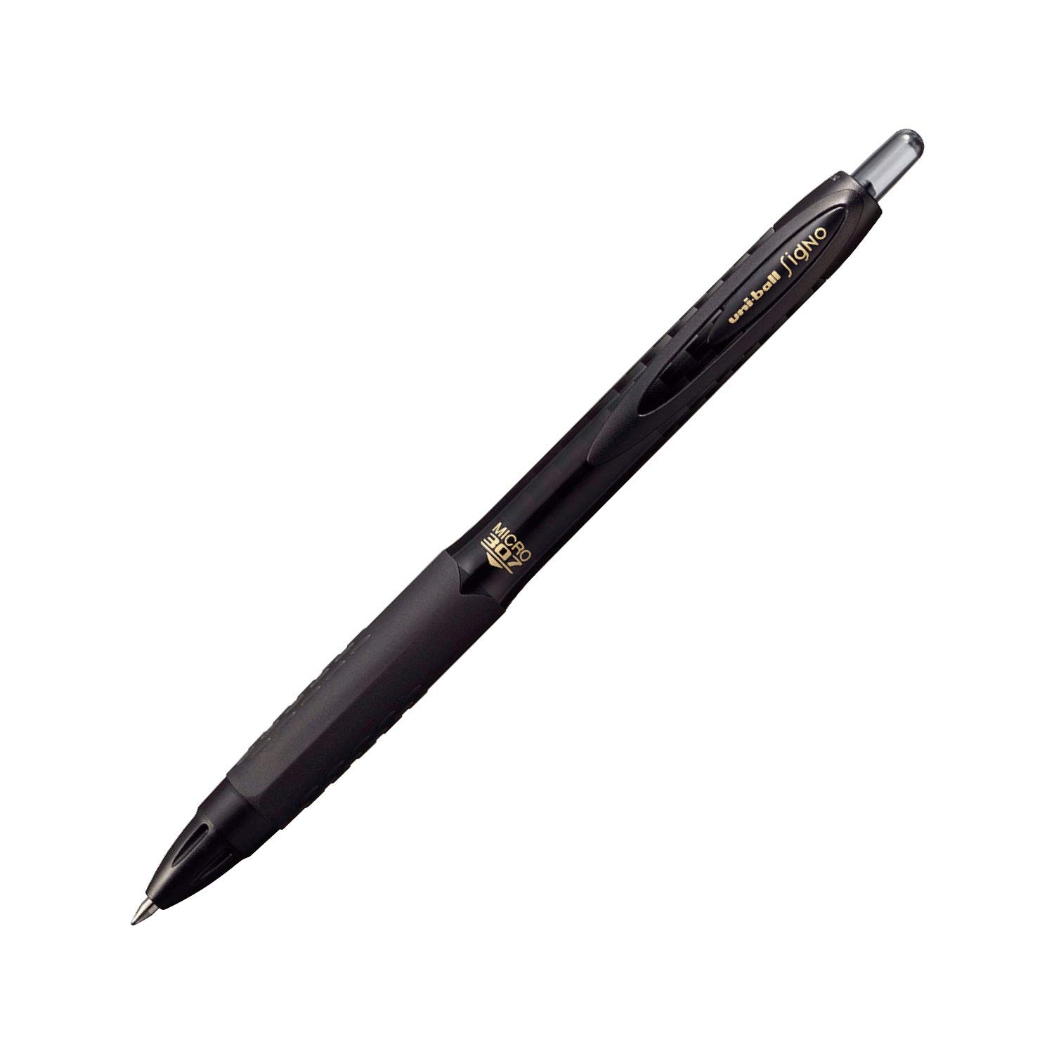 Гелевая шариковая ручка Mitsubishi Pencil Signo 307 Uni-ball, 0,5 мм, Черная, UMN30705.24 чёрный