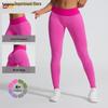 Безшовні високоеластичні легінси RYGZ для йоги з ефектом підтяжки сідниць - Жіночі швидковисихаючі штани для фітнесу та бігу