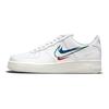Nike Air Force 1 Low Multi-Swoosh Ανδρικά Αθλητικά Παπούτσια Λευκό Game-Royal University-Red DM9096-101