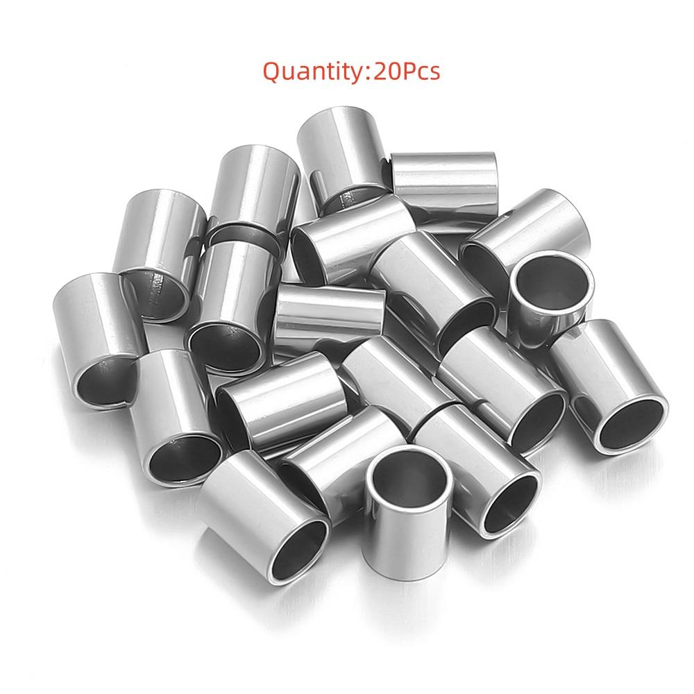 High Quality Stainless Steel Beads Square Round Wheel Shaped Loose Spaced Beads For DIY Charms Bracelet Jewelry Accessories