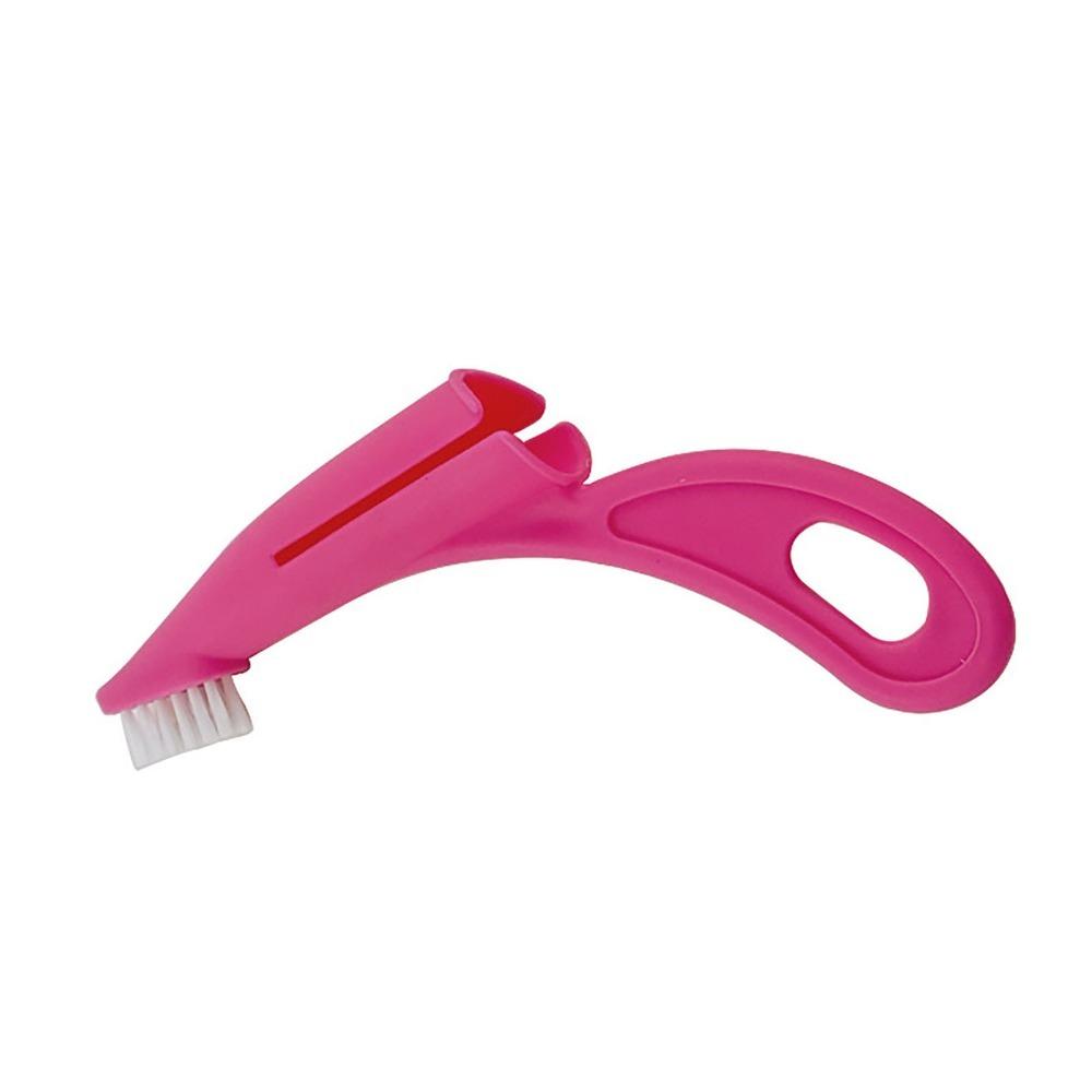 Soft Bristle Dog Cats Finger Toothbrush Nylon Bristle Ergonomic Finger Brush for Puppies