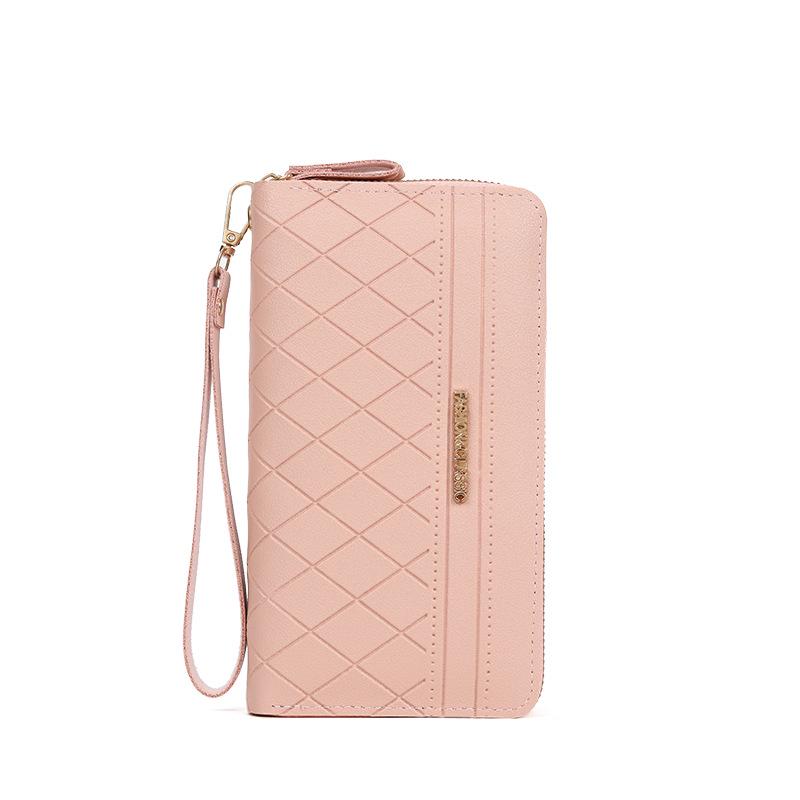 2025 Women's Large Capacity Double Zipper Clutch Wallet - Holds Mobile Phone
