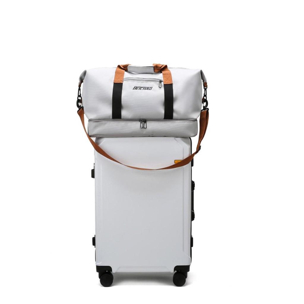 Cross-border Wet-Dry Sports Bag: Expandable Travel Bag with Shoe Compartment, Large Capacity, Custom Logo
