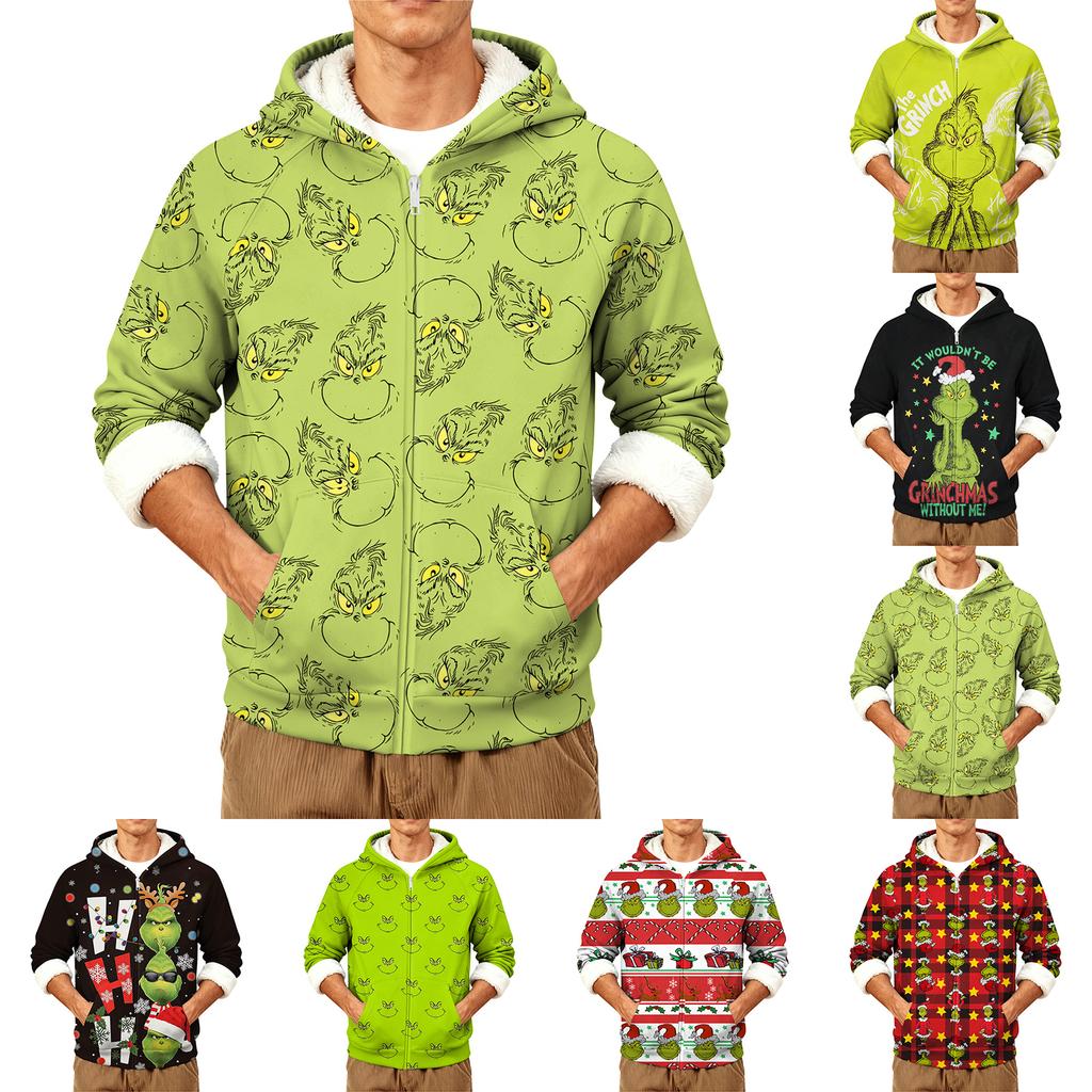 Pánská ležérní teplá bunda s kapucí