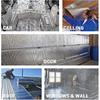 MOTUKA 40" x 80" 118mil Single Reflective Foil Insulation Foam Core Heat Radiant Barrier 21.53 sqft Aluminum Foil Finish White Foam Heat Shield
