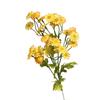 30 Heads of Chamomile Artifiical Flower Branch 50cm Height Flexible Stems Simulation Flower with Green Leaves Wedding Bouquet