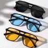 New Retro Square Sunglasses, Fashion Trend Anti-UV Sun Glasses, Stylish High-End Shades for Summer Daily Wear