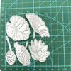 Carbon Steel DIY Lotuses Flower Leaf &  Cutting Dies Embossing Stencils Template for Decorative Paper Album Card