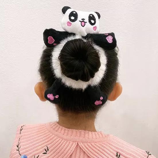 Girl Hair Rope Cartoon Frog Cat Duck Shape High Elasticity Hair Tie Versatile Colorful Hair Accessories
