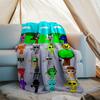 1pc SPRUNKI9 Theme Blanket - Digital Print, Polyester, Cozy for All Seasons, Perfect for Outdoor, Camping, and Travel