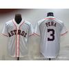 Houston Astros Baseball Jersey Bregman 2 Altuve 27 Embroidered Sports Shirt Men