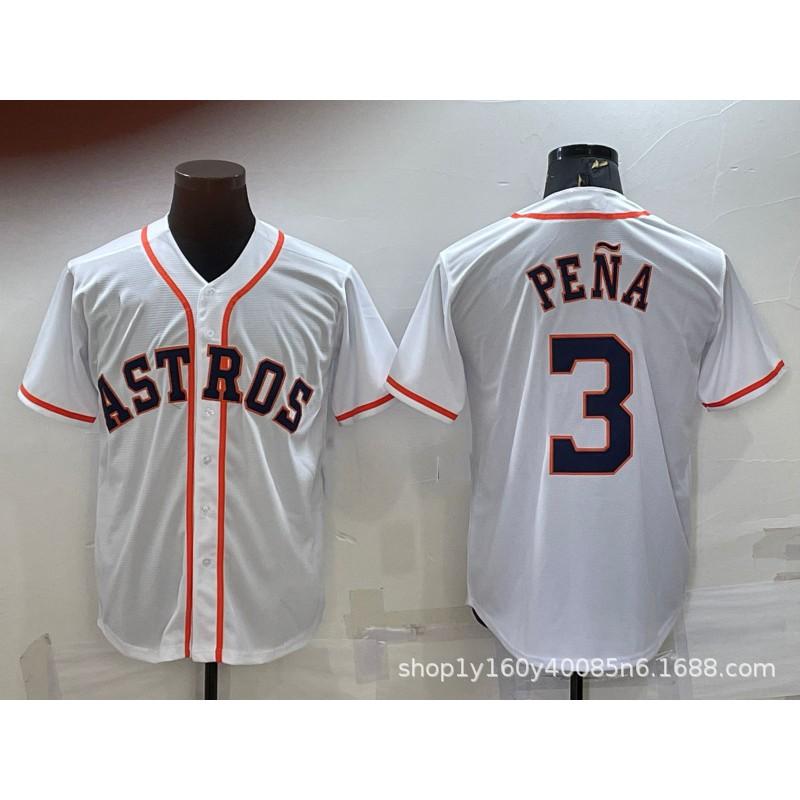 Houston Astros Baseball Jersey Bregman 2 Altuve 27 Embroidered Sports Shirt Men