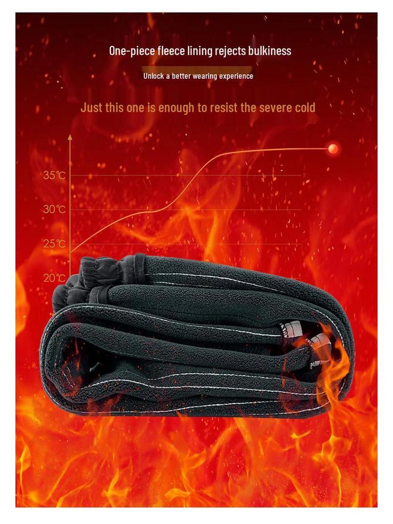 2025 Boys' Fleece-Lined Sweatpants: Thick, Handsome, Loose Fit for Autumn/Winter