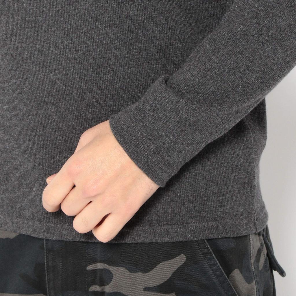 AVIREX Daily Rib Tee and Size Black V-Neck (Antibacterial Odor-Resistant), Men's Medium, 6153480,