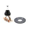 3 Way Short Straight Guitar Toggle Switch Pickup Selector with Washer-Ring Black Knobs Electric Guitars Accessories
