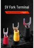 SV1.25-3/2-4 Copper Fork Crimp Terminal for Rail Mounting Electric Wire