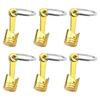 Mechanical Inspired Metal Keychain with Narrow Cap Compact Key Organization Metal Texture Suitable for Daily Use