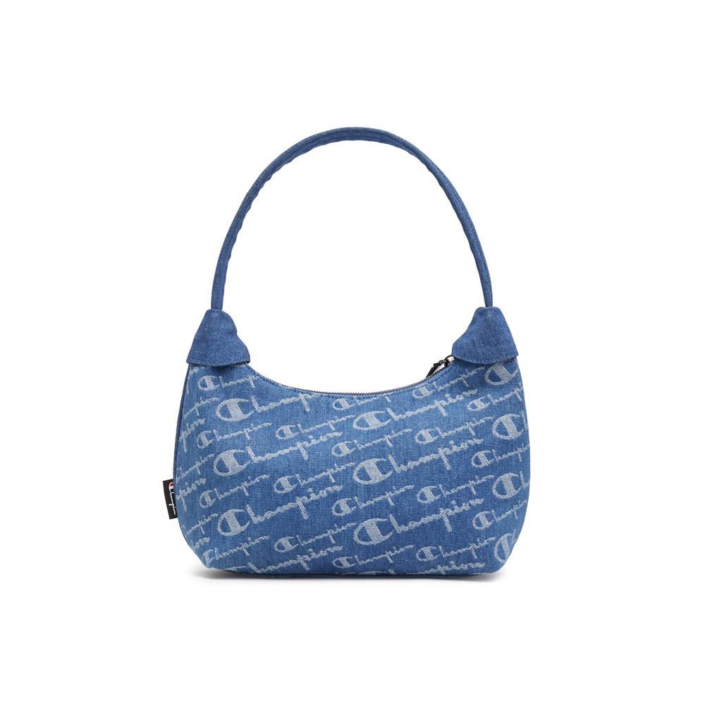 New Champion Fabric Backpack Shoulder Bag Unisex Light Blue Denim/Dark Blue Denim U5BACPU39