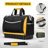 Tool Bag Multi-Pockets Electrician Caddy With Waterproof Hard Base Detailing Bag For Home Repairs Garage Storage bag
