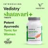 Vedistry Shatavari Tablets | Balance female hormones | | Herbal and Ayurvedic Tablets | Improves vitality and vigour | 60 Tablets | Pack of 2
