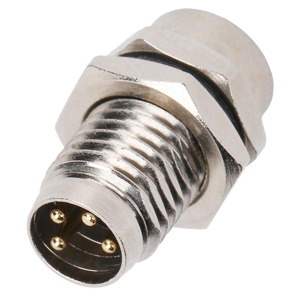 M8FP4 Needle Socket 4Pin M8 Connector IP67 Back Board Mounted Epoxy Resin Sealing