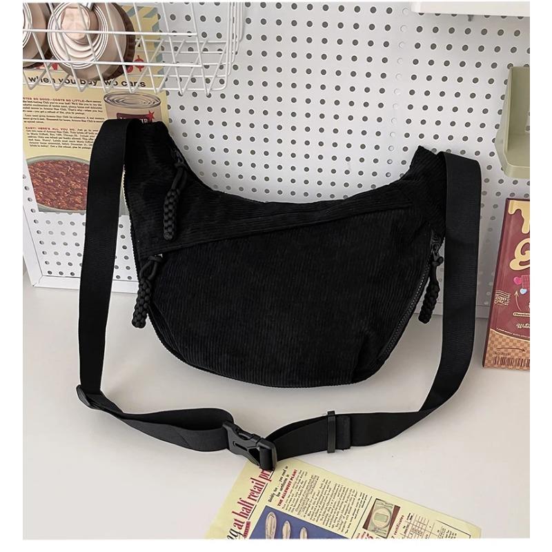 

Nylon Shoulder Zipper Large Capacity Bag Popular Casual Soft Simple Crossbody Premium Durable Quality Useful Practical