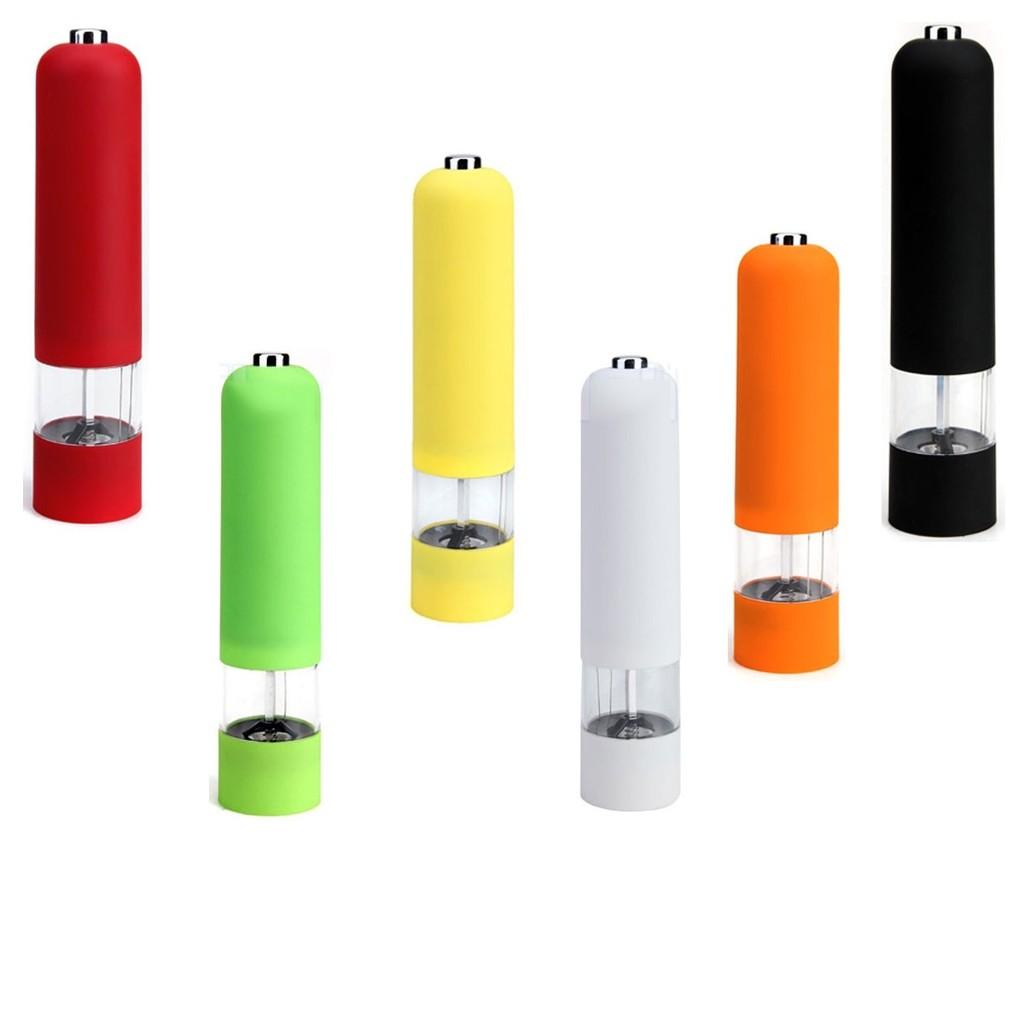 Abs Electric Salt Spice Herb Pepper Mill Grinder Kitchen Gourmet Light With
