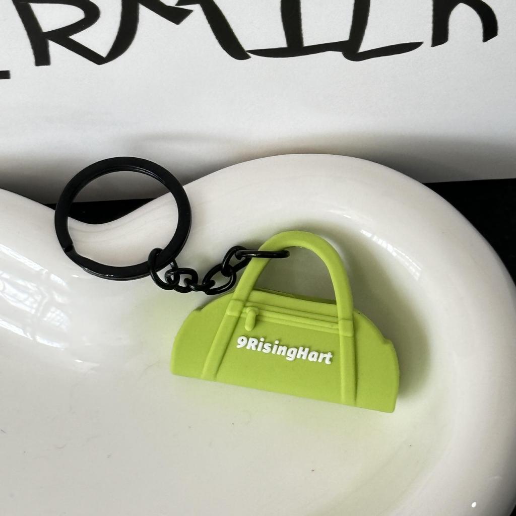 Miu Series Dumbbell Plate Keychain: Trendy Fitness Accessory & Sports Jewelry Gift