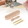 4pcs Tailors Clapper Set Beech Wood Seam Presser Tool Wooden Pressing Sewing
