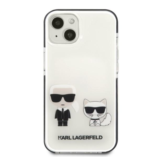 Karl Lagerfeld KLHCP13STPEKCW iPhone 13 mini 5.4" hardcase biały/white Karl&Choupette