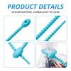 10/20/50pcs 18cm Silicone Reusable Bag Ties Twist Wire Fasten Cable Zip Tie Headset Data Lines Wire DIY Universal Magic Tie