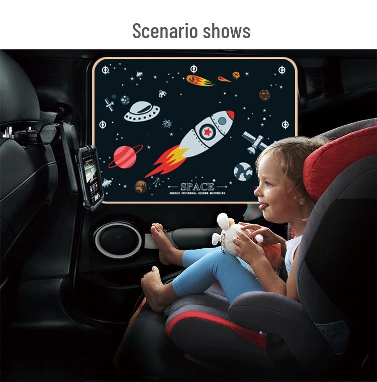 Universal Cartoon Car Sun Shades for Side Windows - Children's Heat Insulation Curtains with Suction Cups