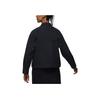 Jordan Solid Color Loose Fit Zip Jacket Women Jackets Black FN5351-010