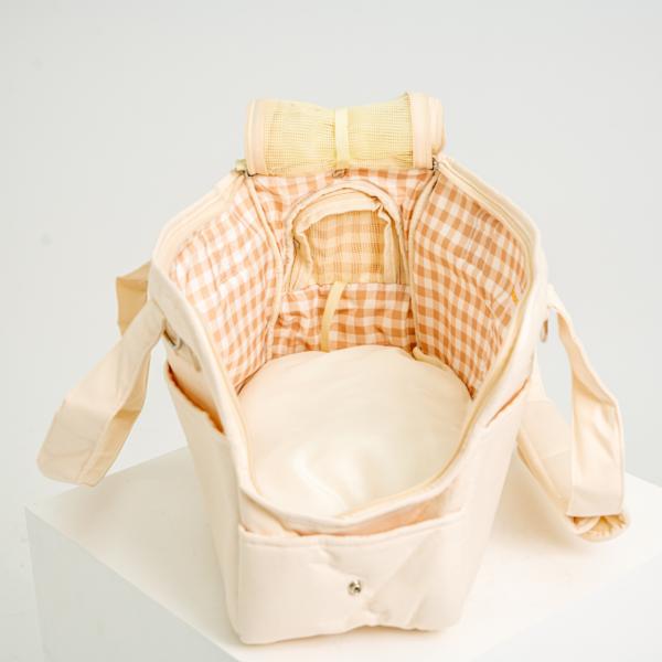 Nanpet Dog Carry-on Sling Bag Walking Carrying Bag + Cushion + Cross Strap Set, Korean Pet Shampoo