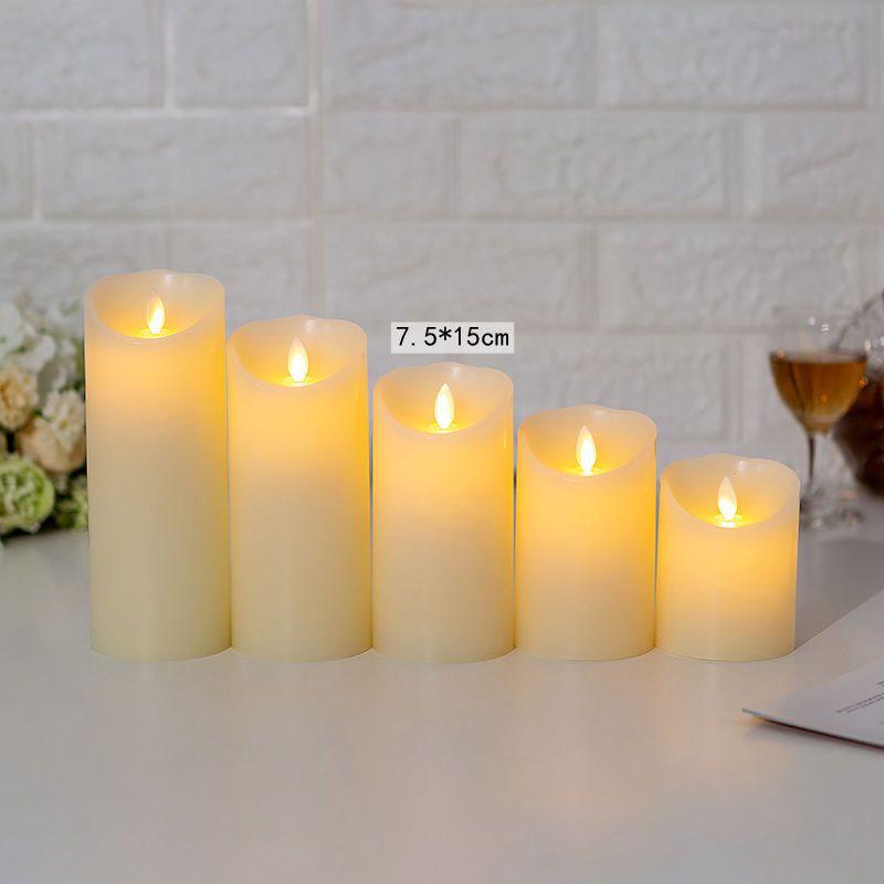 Rechargeable LED Candle Lights with Remote Control for Weddings, Birthdays, and Romantic Proposals