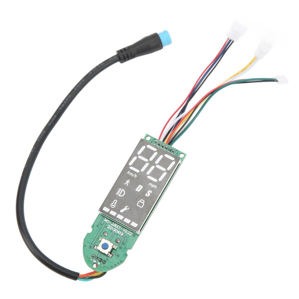 Elektroroller Dashboard Set Metall Digital Wasserdichtes Dashboard Ersatz mit Abdeckung für M365 PRO2