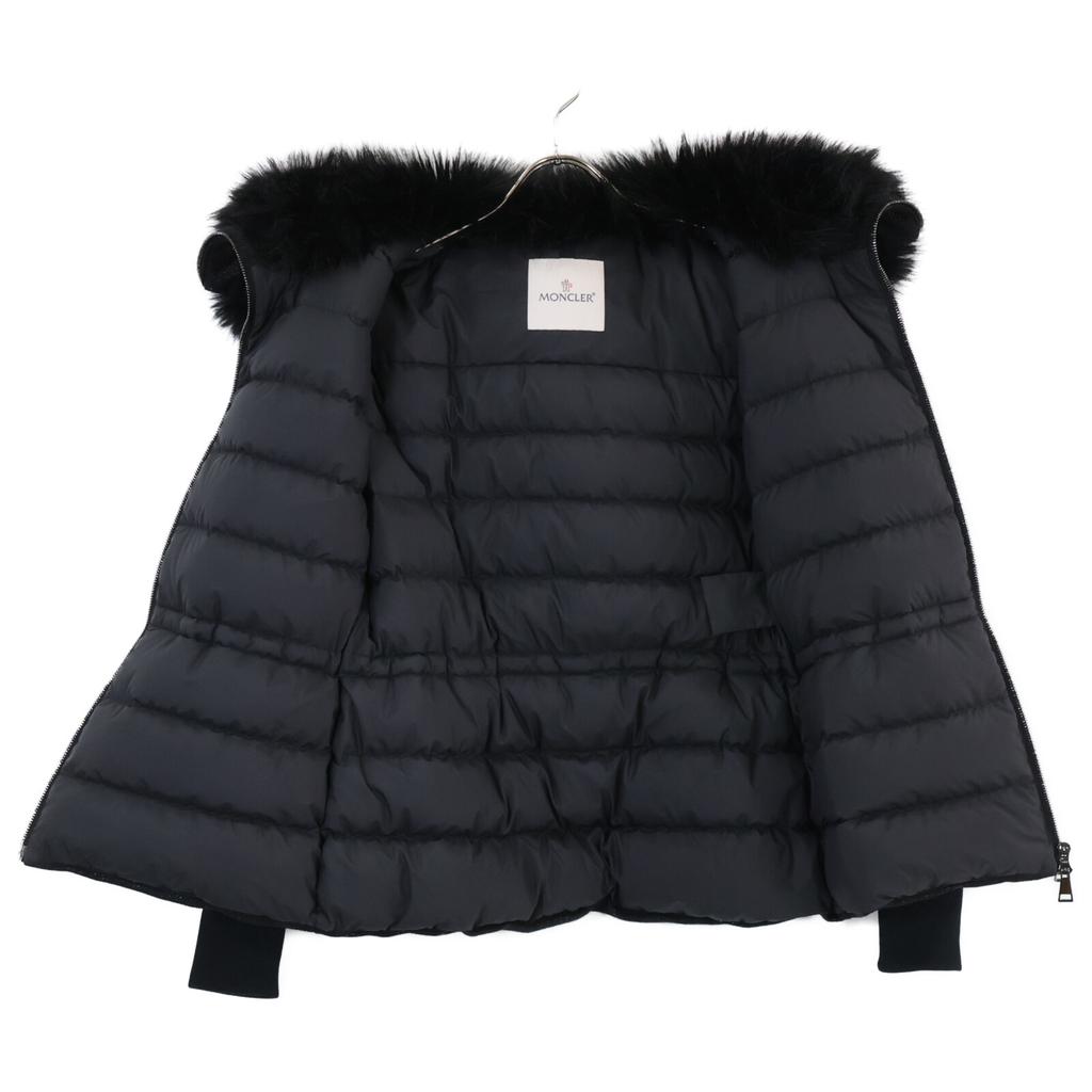 Moncler Excellent Condition 23AW I20931A00097 Autour Eco-fur Glitter Blend Wool Down Jacket Jacket 00 blackUsed