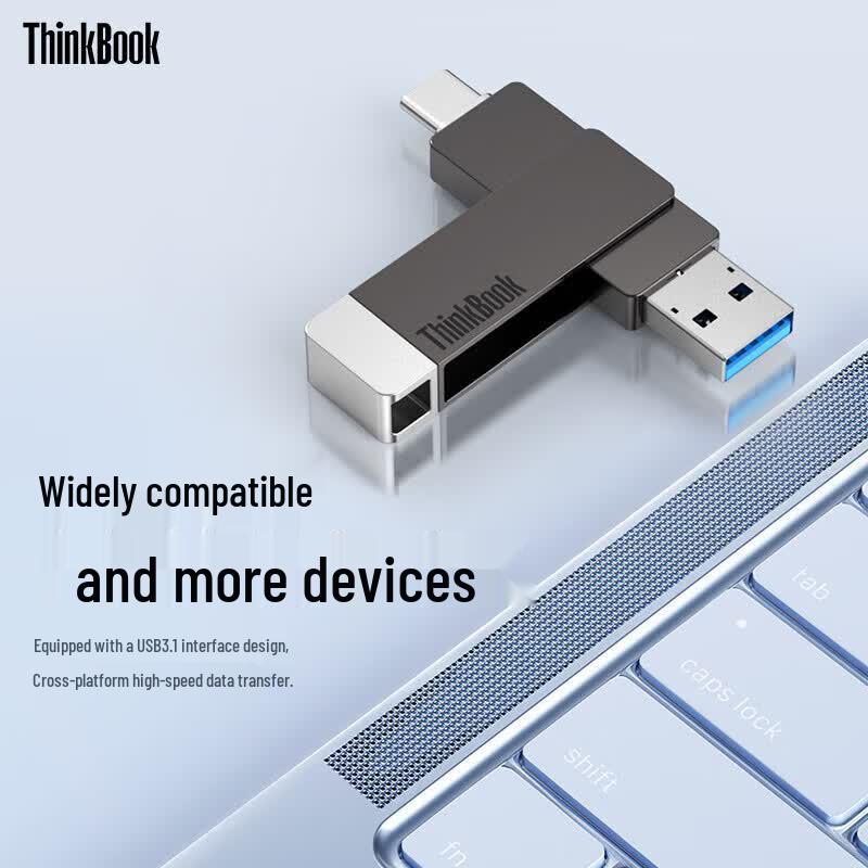 Lenovo Thinkbook BU100 Dual-Interface USB 3.1 Flash Drive