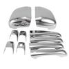 A03E-Mirror Covers+Door Handle Covers For Jeep Grand Cherokee Dodge Durango 2011-