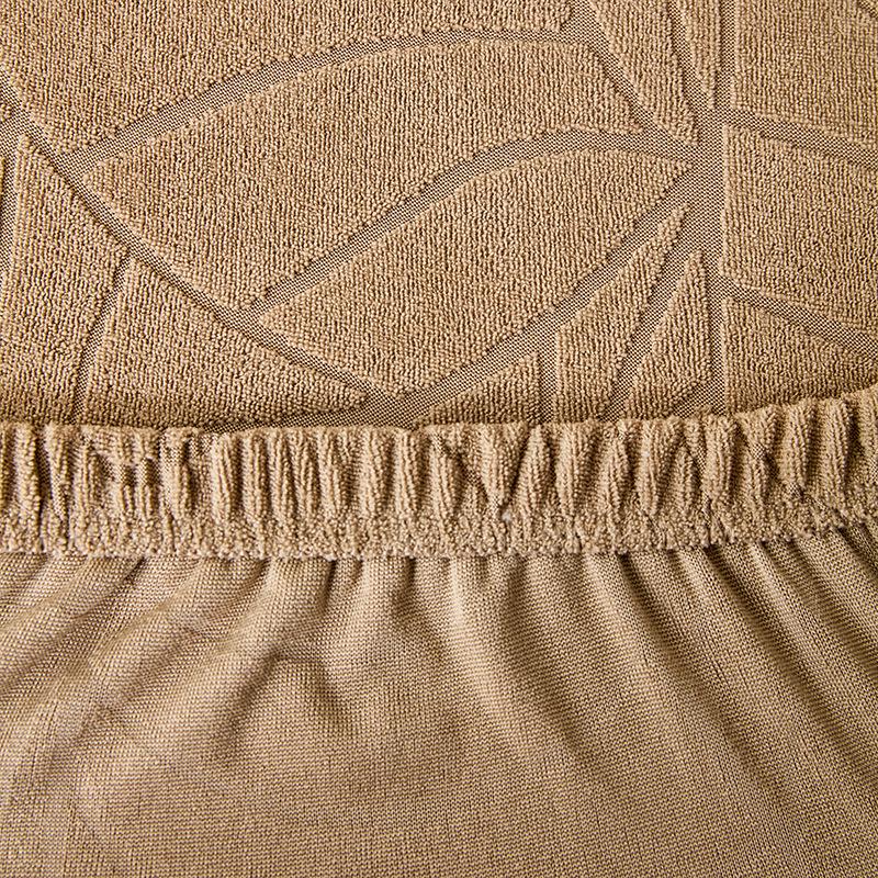 Waterproof Leaf Jacquard Thickened Stretch Chair Cover - European & American Style