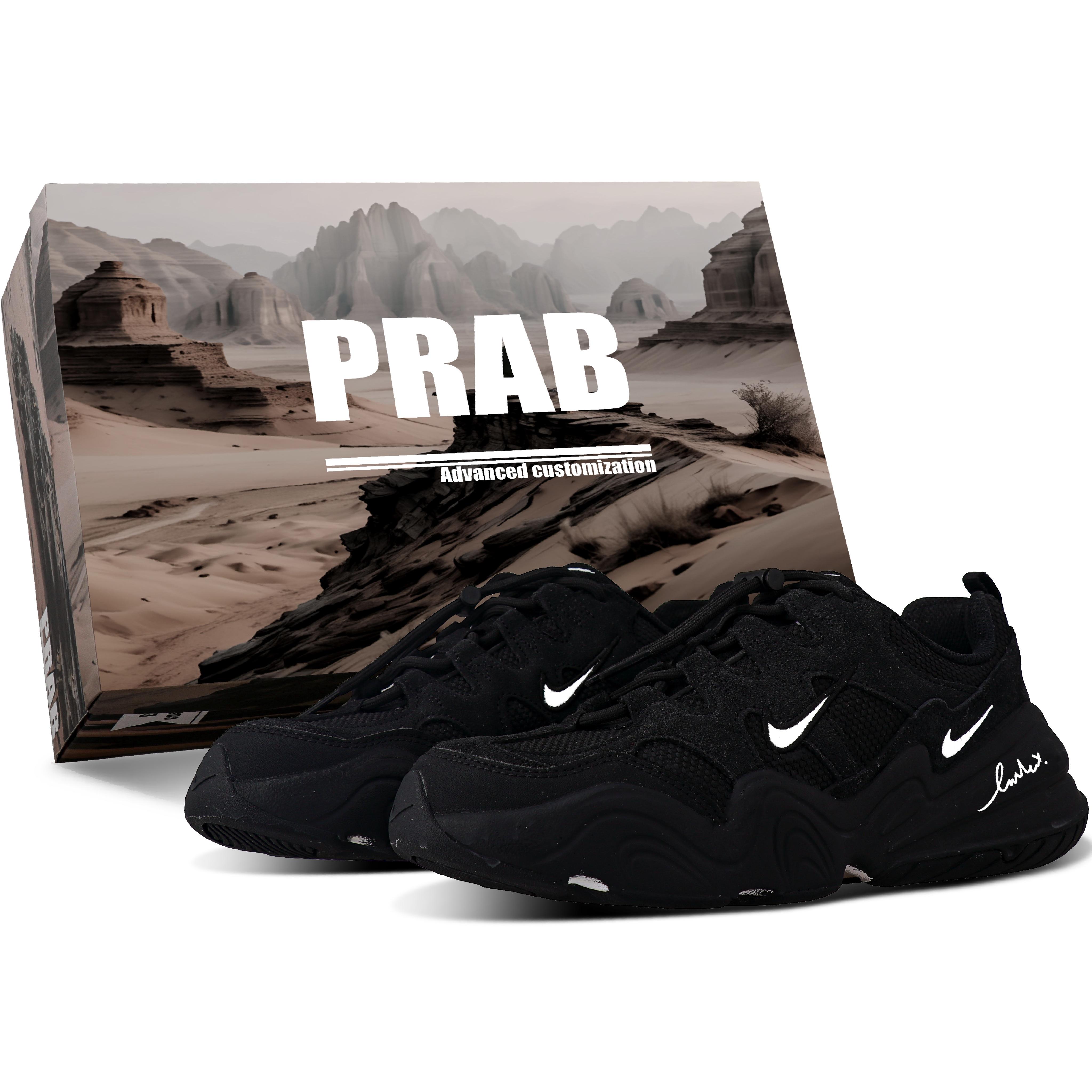 

Nike Tech Hera Abrasion Resistant Lightweight Height Increasing Low top Casual Shoes Unisex Black FJ9532-101(Team375-SBOX) 35.5