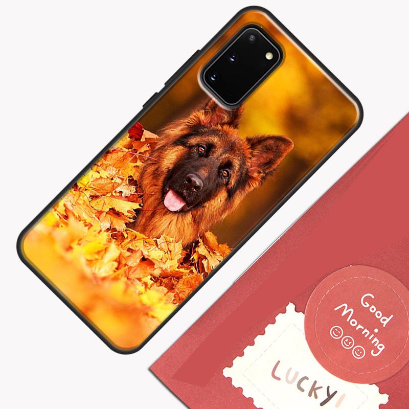 German Shepherd Dog Phone Case For Samsung Galaxy S26 S25 S24 S20 S21 S22 S23 Ultra S10 Plus S25 FE Cover Shell
