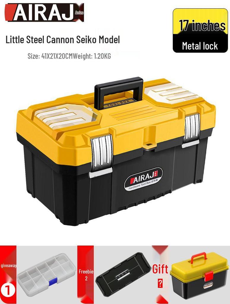 Arieze Handheld Tool Storage Box for Household and Industrial Use