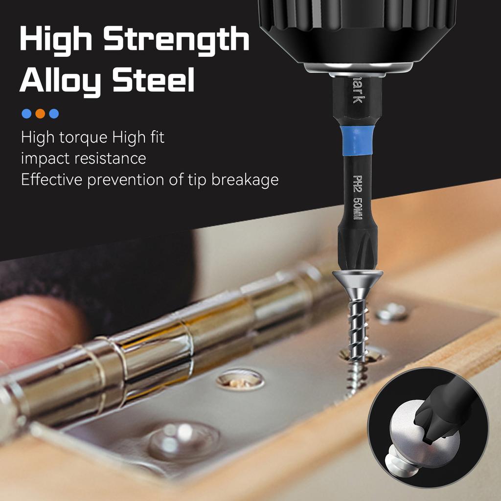 High strength electric drill anti slip ph2 Screwdriver Bits head, high hardness, strong magnetic, double cross anti impact