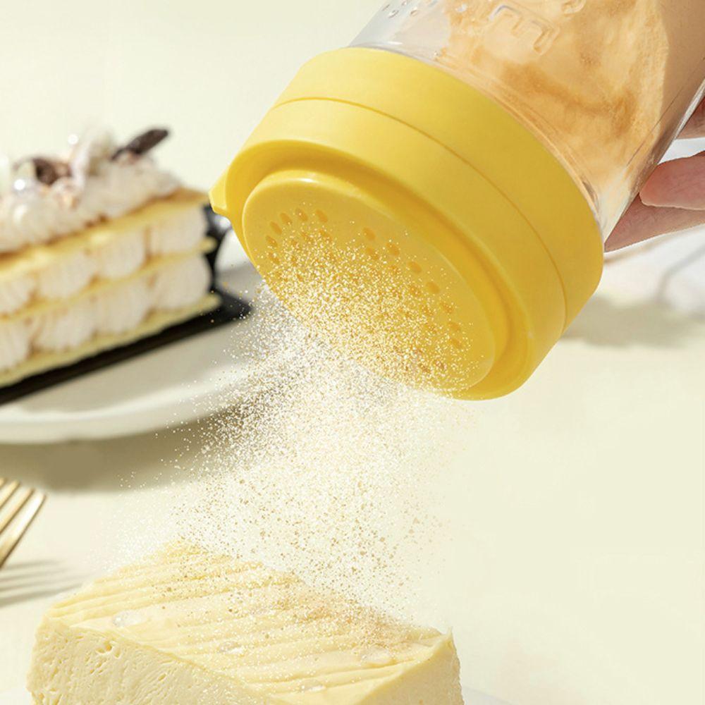 Dustproof Cheese Sprinkler Rotatable Lid Spice Dispenser Barbecue Seasoning Jar Cooking