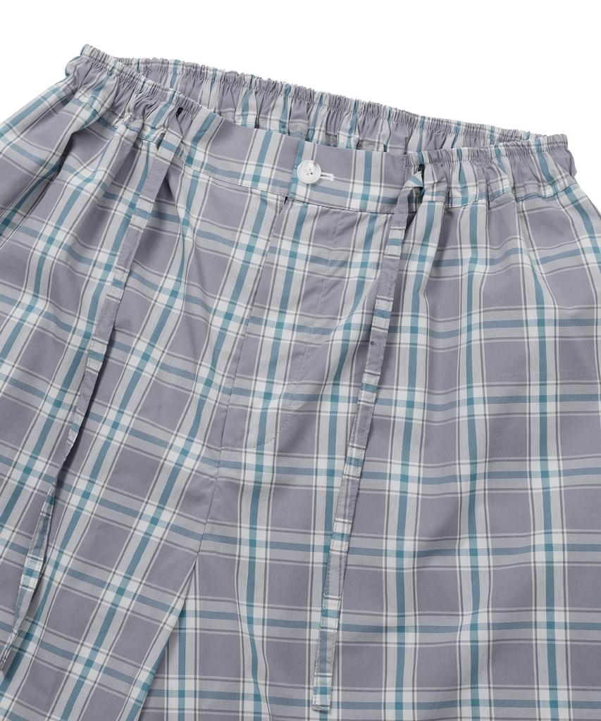 AJOBYAJO Check Shorts [Grey]