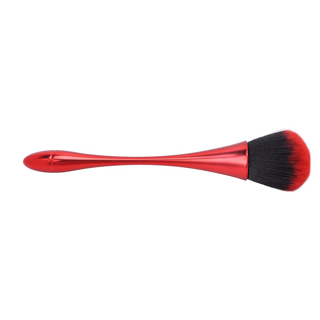 Loose Power Brush Soft Hair Home Portable Blush Makeup Brush Nail Art Dust Remover Cosmetic ToolRed