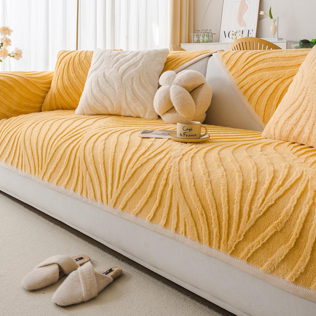 Winter Plush Sofa Cushion Non-Slip Sofa Seat Cushion Advanced Sense  New Sofa Cover Sofa Cover Cover Cloth Towel