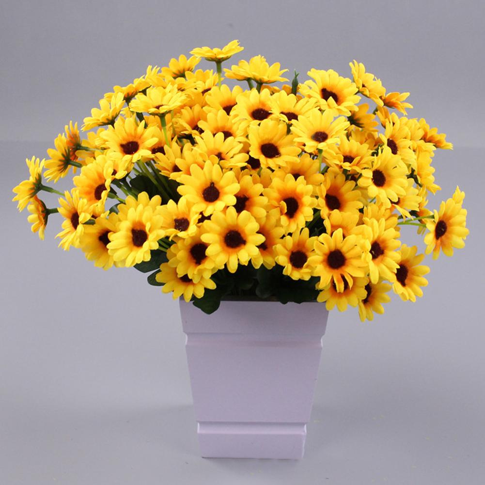 For Parties For Weddings Artificial Sunflower Flowers Decorative Flowers As Shown Lifelike Appearance Low Maintenance China Mainland