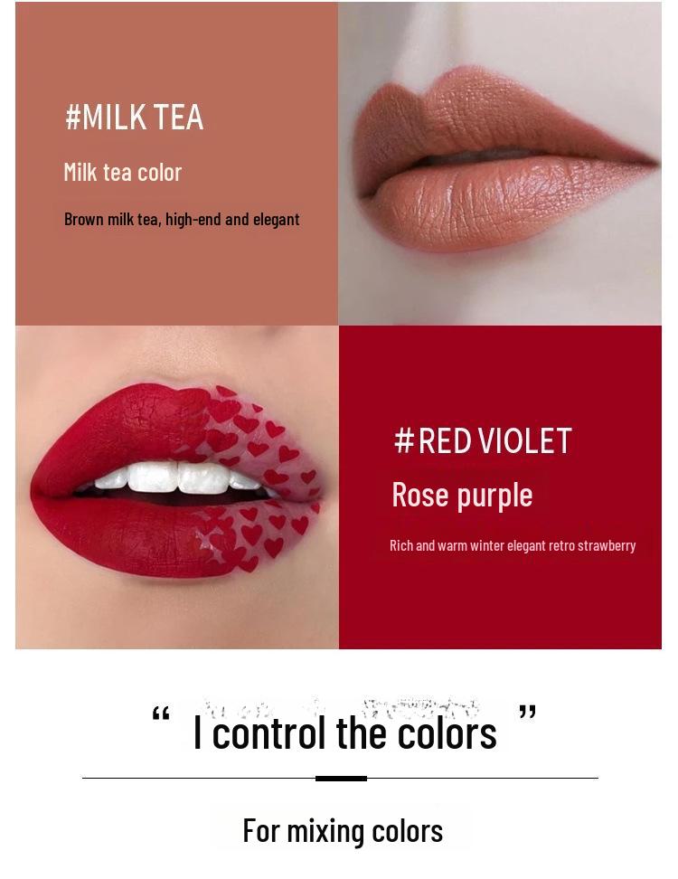 25-Color Matte Lipstick Palette: Waterproof & Moisturizing Lip Gloss Set